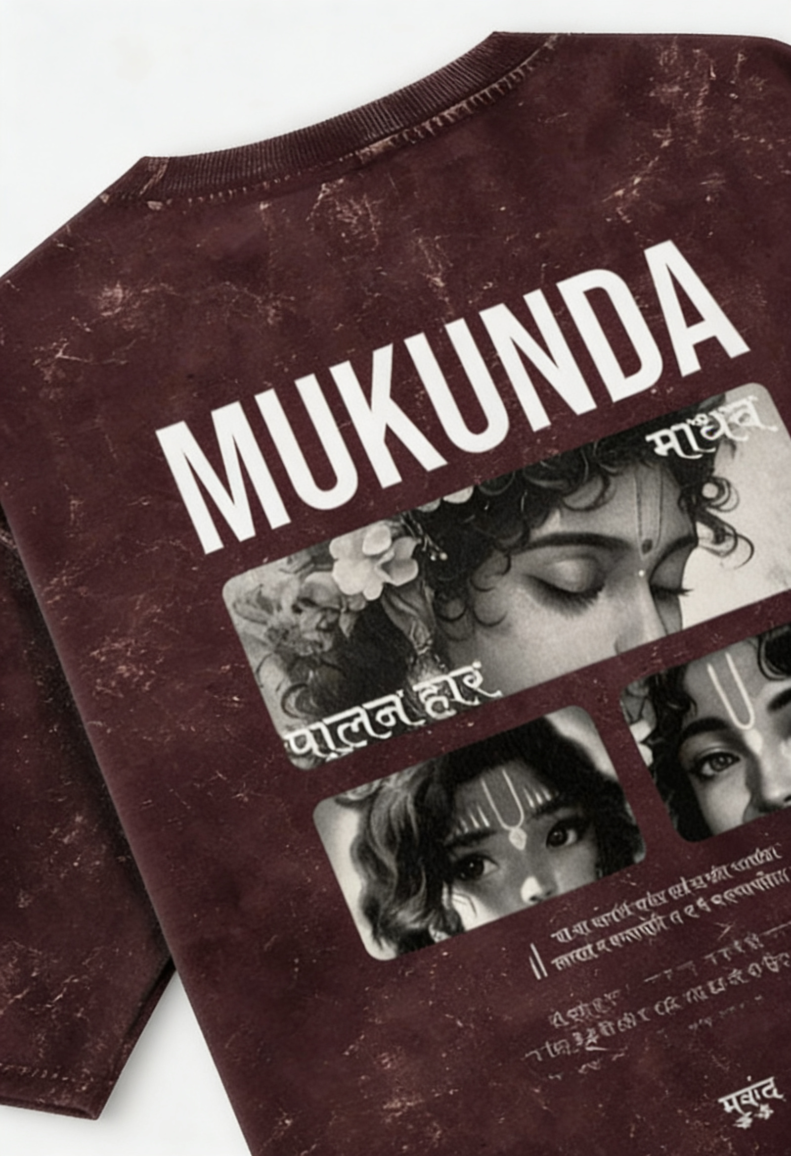 MUKUNDA Acid Washed Oversized Tee